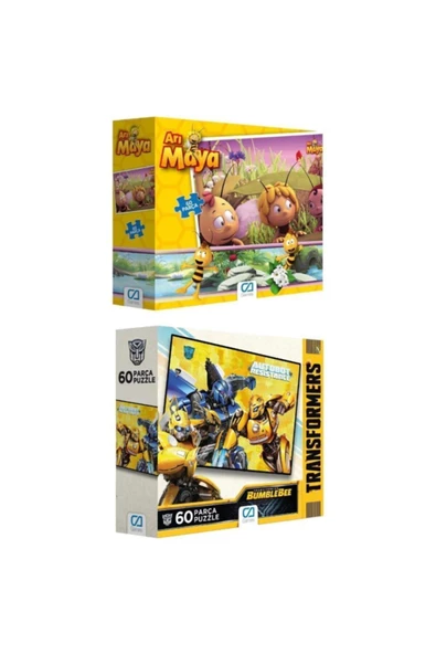 CA Games 2'li 60 Parça Puzzle Set (5099-5094)