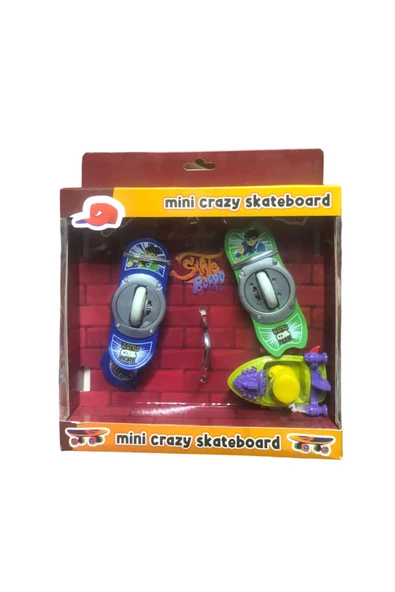 OYUNCAK STORE Mini Çılgın Kaykaylar 2li Set - Mini Crazy Skateboard