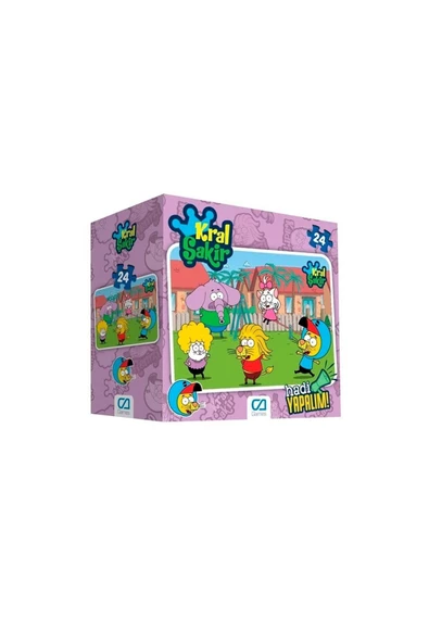 OYUNCAK STORE Kral Şakir 24 Parça Puzzle - Yapboz