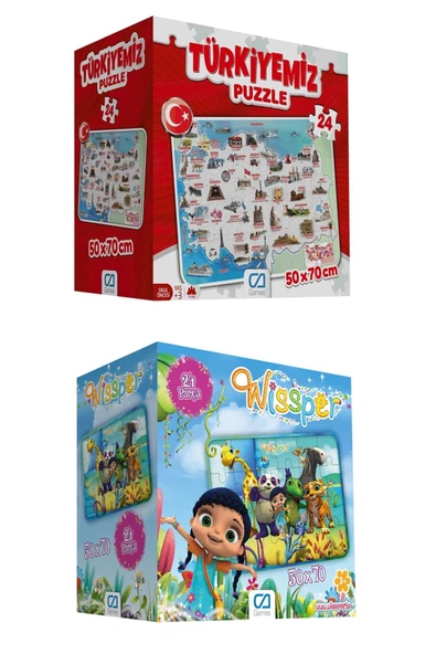 CA Games 2'li Yer Puzzle Seti (5079-5066)