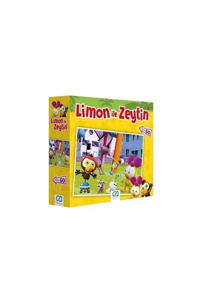 CA Games Limon Ve Zeytin 60 Parça Puzzle