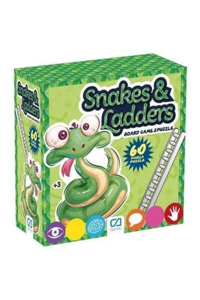 ŞAHİNLERSHOP Ca Games Snakes & Ladders Puzzle