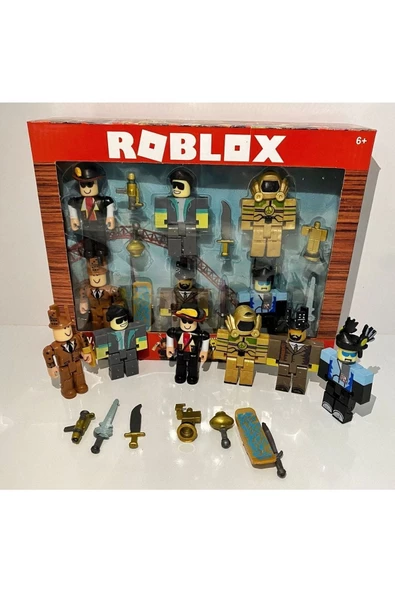 EVMAK Roblox Oyuncak Figürleri Büyük Set Figür Set 6'lı