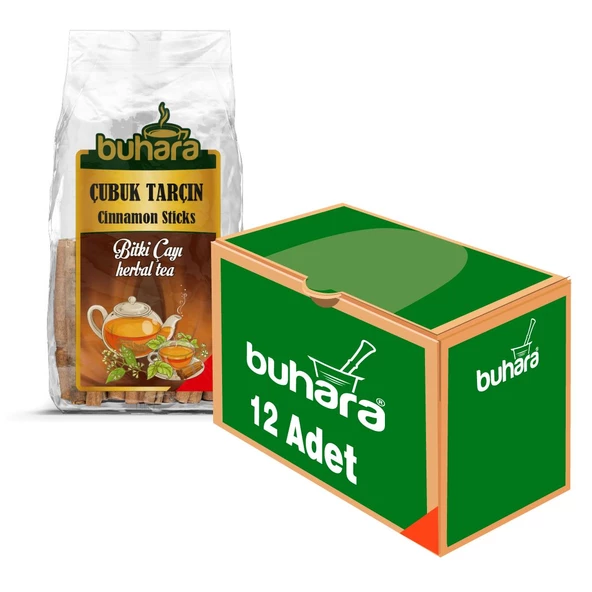 BUHARA TOPTAN TARÇIN KABUK 80 GR. x 12 AD.