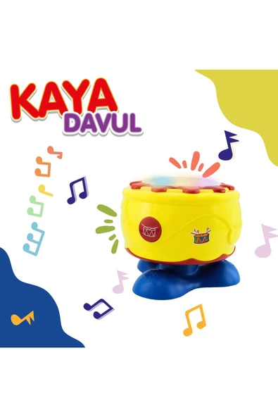 Birlik Urt009-01 Müzikli Ve Işıklı Kaya Davul -toys