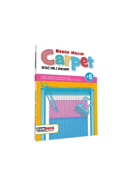 Kumtoys Benim Halım - Mini Halı Dokuma- Carpet- Iş Eğitimi