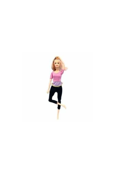 oydaş oyuncak Pembe Sonsuz Hareket Barbie Oyuncak Bebek - 4