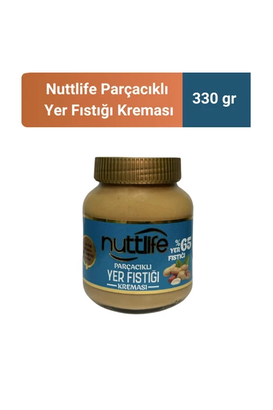 Nuttlife Parçacıklı Yer Fıstığı Kreması 330 gr