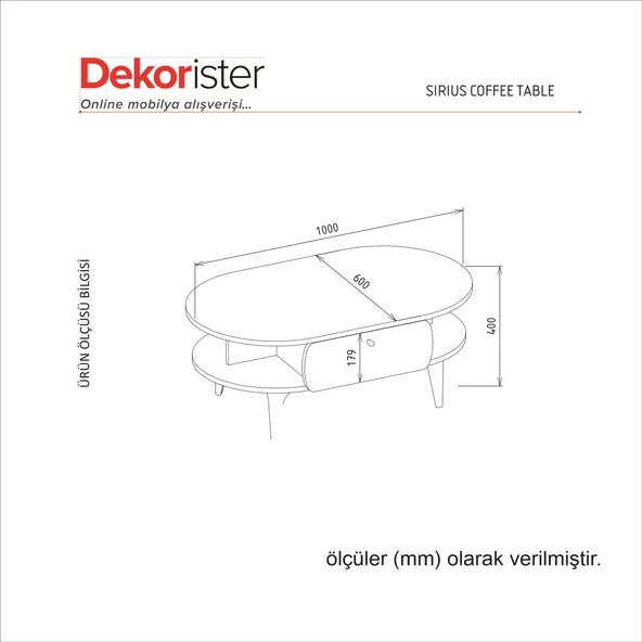 Dekorister Sirius Orta Sehpa - Sepet - 8