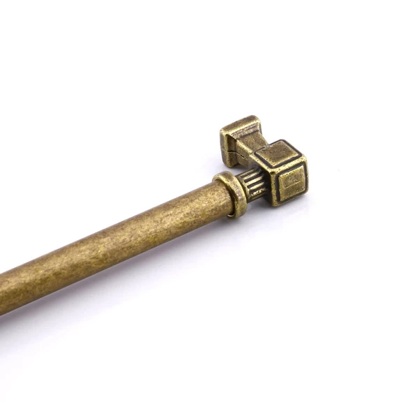 Talas Antik Sarı Eskitme Metal 160 mm Mobilya Mutfak Çekmece Dolap Kulpu Kulbu Kulpları 16 cm - 5