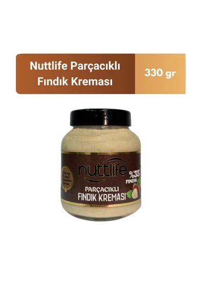 Nuttlife Parçacıklı Fındık Kreması 330 gr