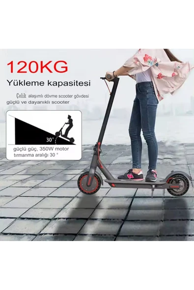 Elektrikli Scooter fren Bisikleti katlanabilir  e-bisiklet scooter Çift Amortisörlü - 6