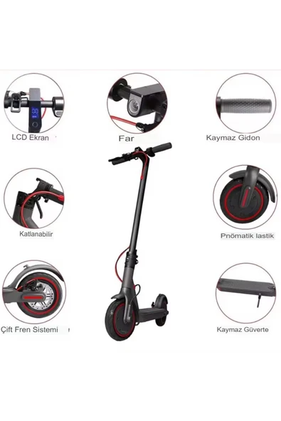 Elektrikli Scooter fren Bisikleti katlanabilir  e-bisiklet scooter Çift Amortisörlü - 2