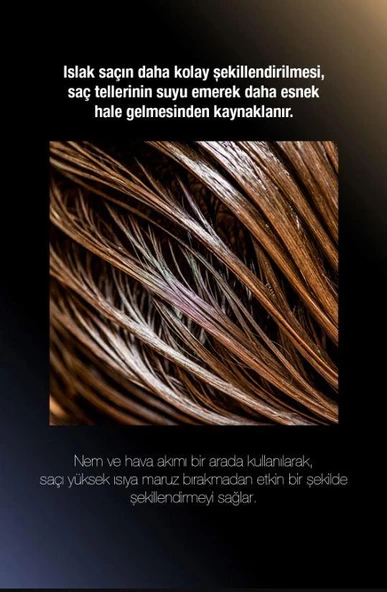 FANTOM Jolie HS 1500 Saç Düzleştirici Mürdüm - Resim 11