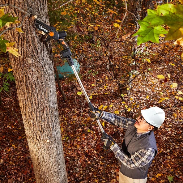 WORX WG325E 20Volt 2.0Ah Li-ion 12CM Profesyonel Şarjlı Kömürsüz Zincirli Testere - 8