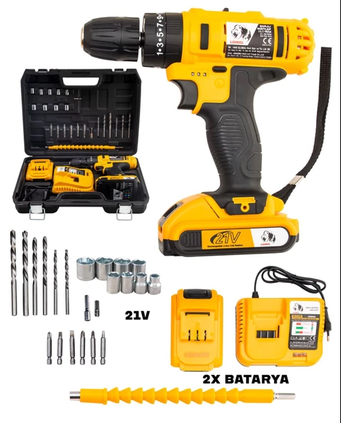 MELZOHOME 21 VOLT  ŞARJLI MATKAP - 2