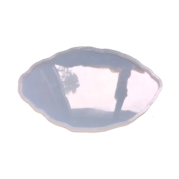 Epoksi Silikon Kalıp YERLİ Oval Dalgalı Nişan ve Söz Tepsi Kalıbı 34.5X24.5 CM - 2