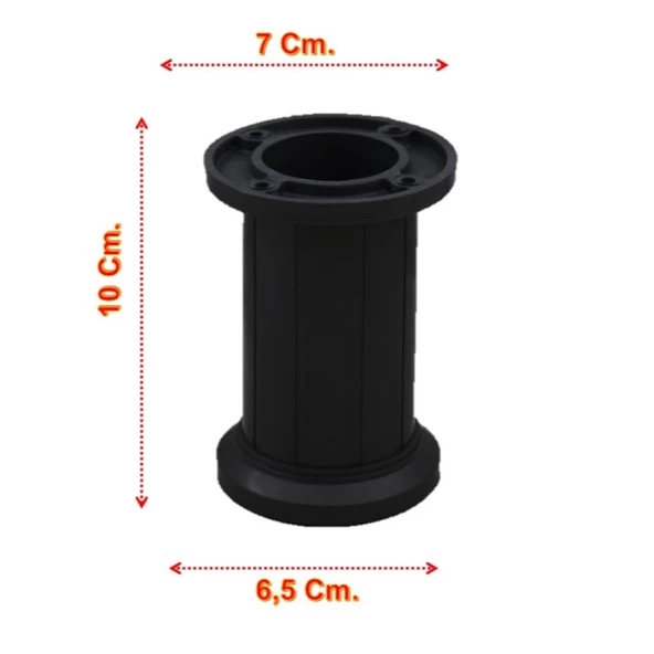 Jumbo Mobilya Ayağı 10 cm - Koltuk, Kanepe, Dolap ve Baza İçin, Ayarlanabilir, 4 Adet - 9
