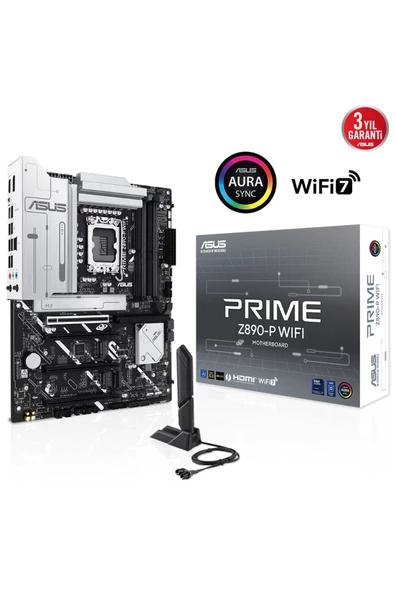 PRIME Z890-P WIFI Intel Z890 LGA1851 DDR5 7600 DP HDMI USB4 4x M2 USB3.2 WiFi 7 ATX 14+1+2+1