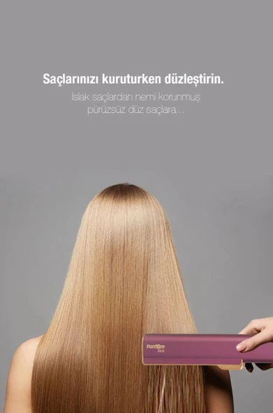 FANTOM Jolie HS 1500 Saç Düzleştirici Mürdüm - Resim 12