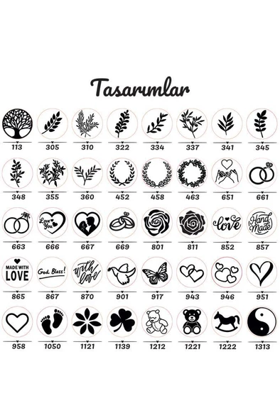 Mum Mührü Uygulama Seti Kahverengi Kendin Yap Mühür Seti 7 Parça BBS1012 - Resim 4