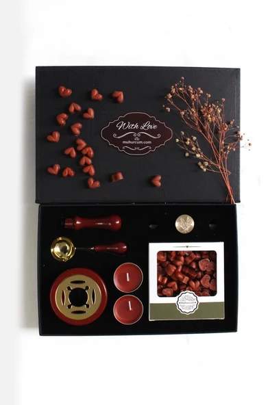 Mum Mührü Uygulama Seti Kahverengi Kendin Yap Mühür Seti 7 Parça BBS1012 - Resim 2