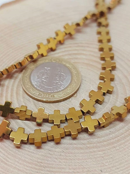 Hematit Taşı Şekilli 2x6mm Dizi (54610) - Resim 2