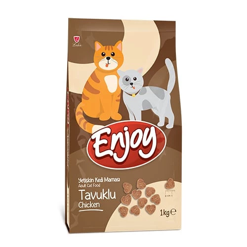 Enjoy Tavuklu Yetişkin Kedi Maması 1 KG