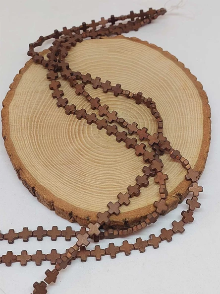 Hematit Taşı Şekilli 3x8mm Dizi (54612) - Resim 3