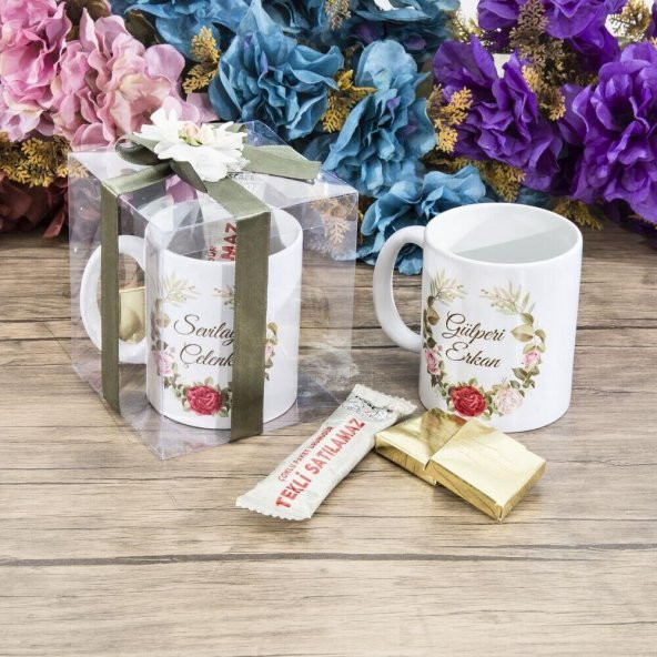 Hediyelik Çikolata ve Kupa Bardaklı Set