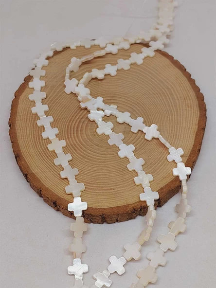 Sedef Taşı Şekilli 2.5*12mm Dizi (54614) - Resim 3