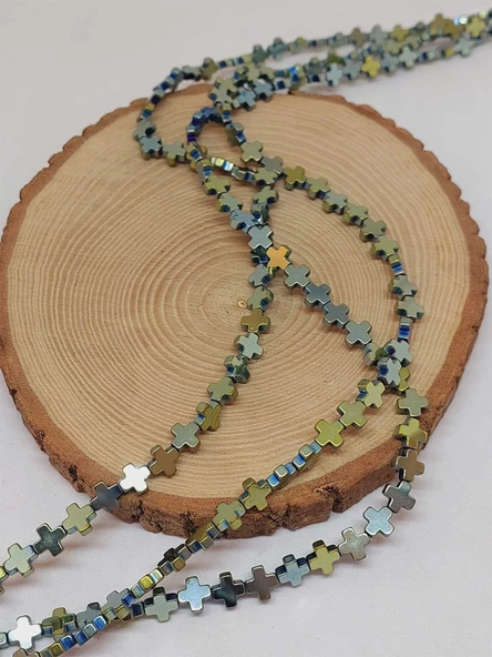 Hematit Taşı Şekilli 3x8mm Dizi (54616) - Resim 3