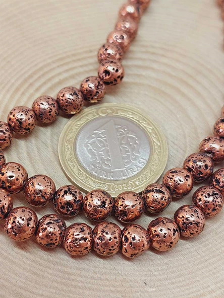 Lav Taşı Otantik Dizi 6mm (54622) - Resim 2