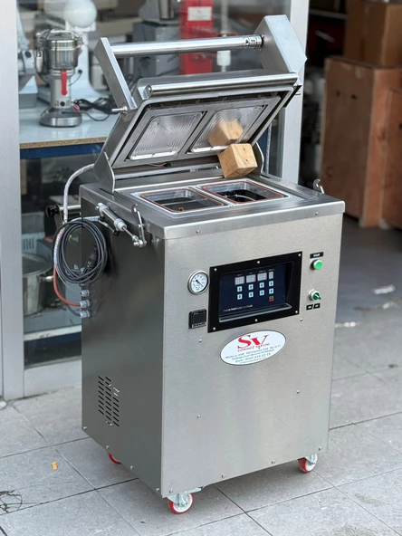 Sönmez Vakum Gazlı Meze Et Paketleme Makinesi 227*178 Tek Gözlü