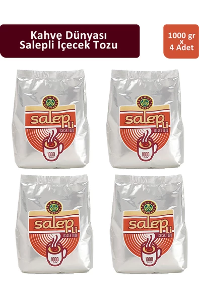 Kahve Dünyası Salep 1000 gr x 4 Adet