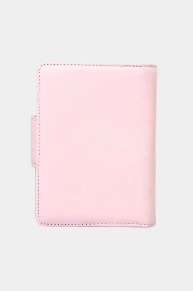 Grande Hakiki Deri Kadın Cüzdan Pudra 2609 - Resim 2