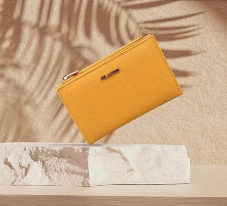 Grande Hakiki Deri Kadın Cüzdan Sarı 2804 ürün görseli