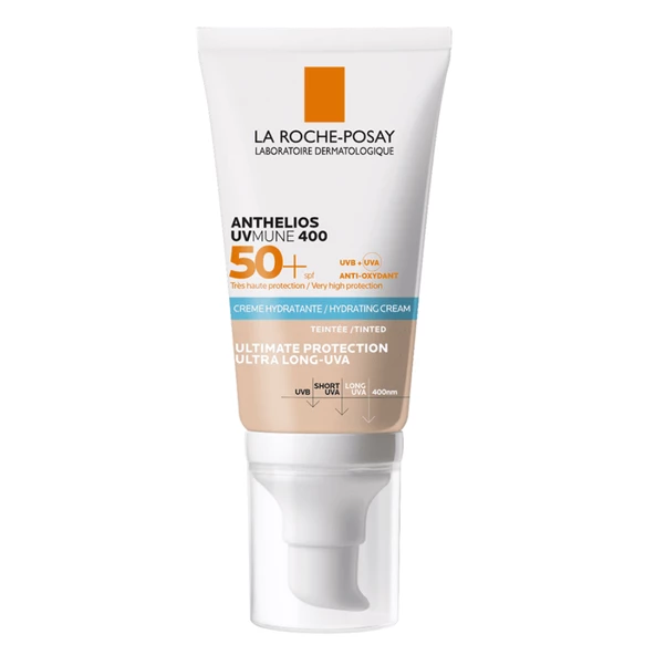 La Roche Posay Anthelios UVmune SPF 50+ Nemlendirici Renkli Güneş Kremi (Hydrating cream) 50 ml - 2