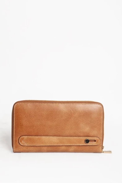 Grande Unisex Hakiki Deri El Portföy Çanta Crazy Taba 2799 - 2