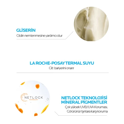 La Roche Posay Anthelios UVmune SPF 50+ Nemlendirici Renkli Güneş Kremi (Hydrating cream) 50 ml - 4