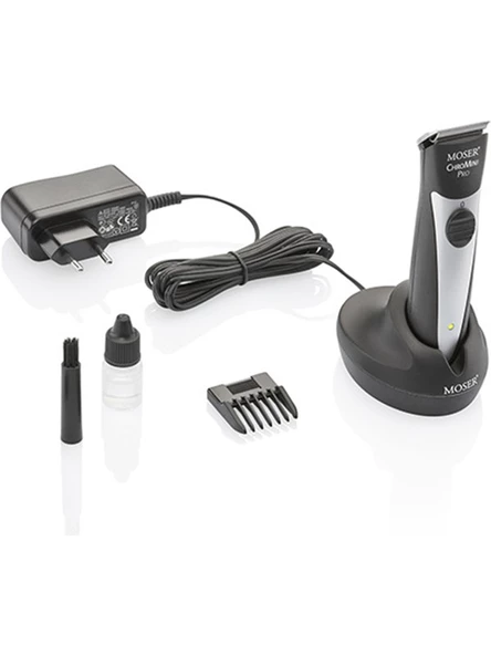 Moser 1591-0062 Chrom mini Pro Kablosuz Profesyonel Sakal Kesme Makinası - 2