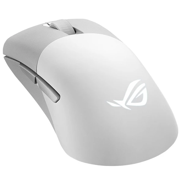 ASUS ROG KERIS WIRELESS AIMPOINT 2.4GHz BLUETOOTH 36000DPI Kablosuz Beyaz Gaming Mouse - 2