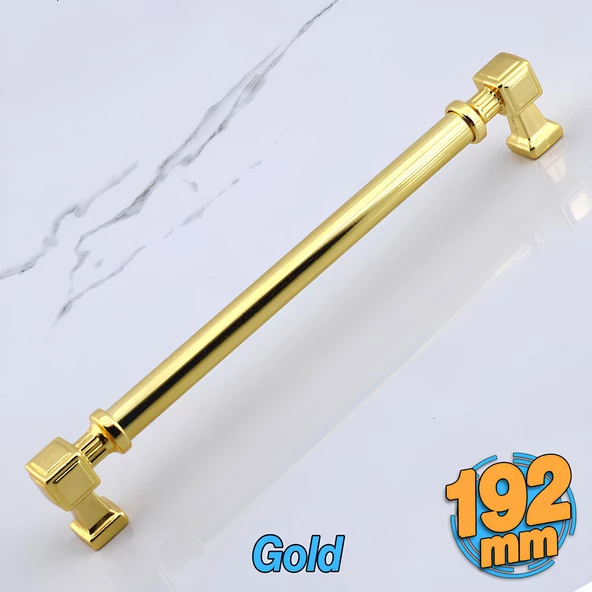 Talas Gold Altın Metal Kulp 192 mm Mobilya Çekmece Mutfak Dolabı Dolap Kulpları Kulb 19.2 cm