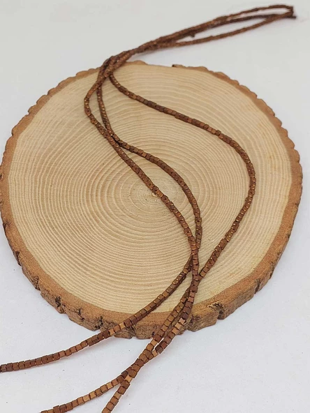 Hematit Taşı Küp Şekilli 2mm Dizi (54628) - Resim 3