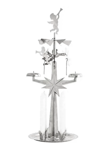 The Mia Angel Metal Mumluk Gümüş ürün görseli 1