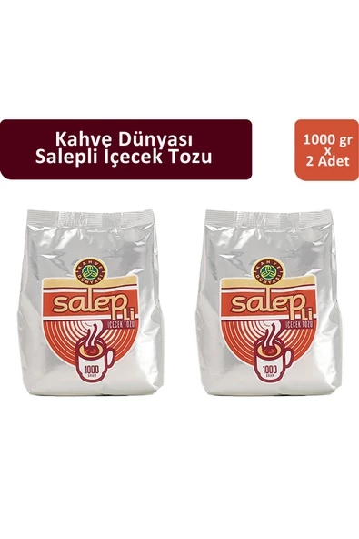 Kahve Dünyası Salep 1000 gr x 2 Adet