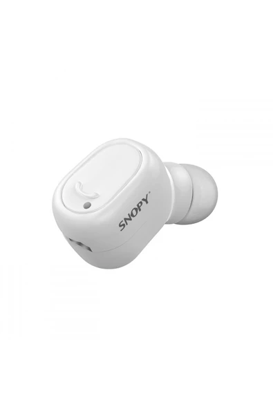 Snopy SN-BT155 Beyaz Bluetooth Telefon Kulaklığı