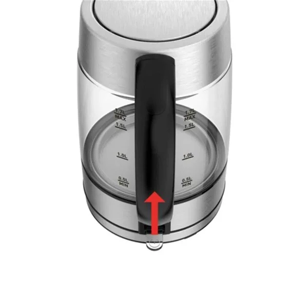 Tefal KI772D38 2400 W 1.7 lt Işıklı Cam Kettle - 4