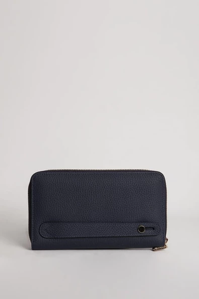 Grande Unisex Hakiki Deri El Portföy Çanta Lacivert 2799 - 2