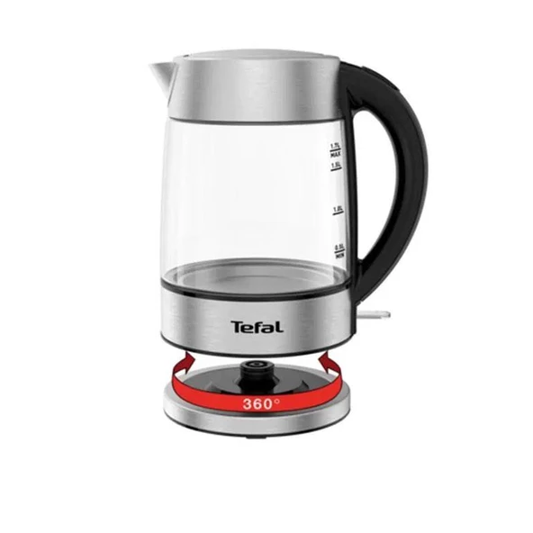 Tefal KI772D38 2400 W 1.7 lt Işıklı Cam Kettle - 2